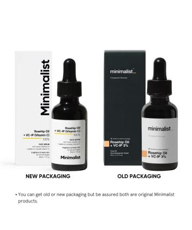 Minimalist Rosehip Oil with Vitamin C for Anti Aging & Glowing Skin | Fades Acne Marks & Scars & Reduces Photoaging | Pure & Cold Pressed | For Women & Men | 1 Fl Oz / 30 ml - Buy Online on GoSupps.com