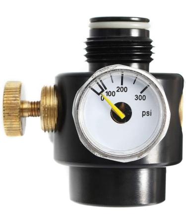 Adjustable Airsoft PCP Paintball Tank Regulator | 0-300 PSI Output Pressure | 0.825-14NGO Thread - Buy Online on GoSupps.com