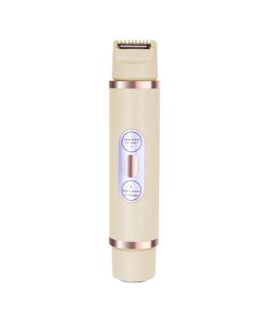 Trimmer For Women Pubic Hair Trimmer Body Groomer Electric Shavers For Pubic Arms Leg Underarm Hair Removal Light Yellow