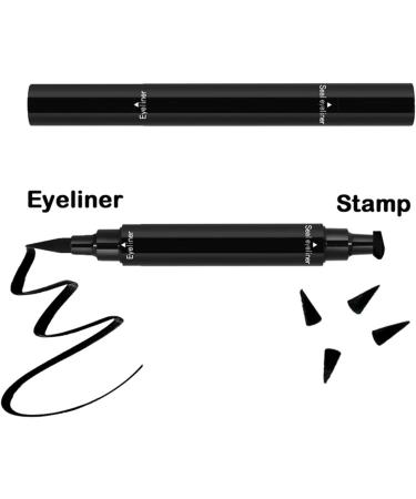 AmourGlint 2in1 eyeliner stamp & kajal pen doublesided eyeliner with waterproof mascara formula perfect cateye look with leftright stamping dirtresistant application pink 35 g Pink 35 g 1er Pack - Buy Online on GoSupps.com