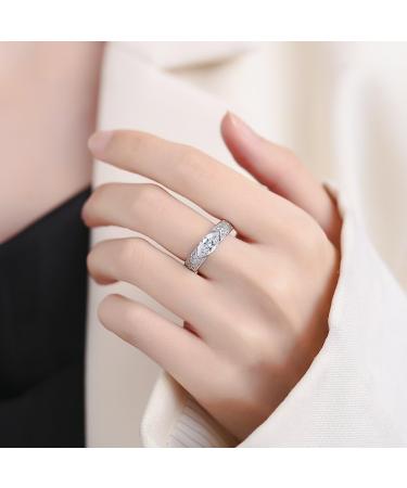 Magnetic Lymphatic Titanium Ion Ring Magnetic Lymphatic Titanium Ion Moissanite Diamond Ring Adjustable Size Moissanite Magnetology Lymphvity Ring (Silver+Green 4.8MM) Silver+green 4.8MM - Buy Online on GoSupps.com