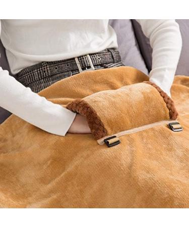 Shop Griwiuiowe Oversized Heating Pad - USB Warm Massage for Pain Relief | Bright Coffee Color - Buy Online on GoSupps.com