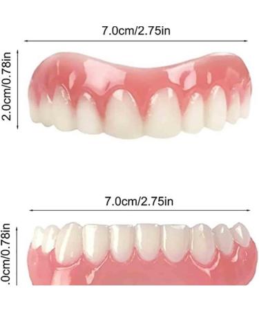 Buy High-Quality Dentures & Cosmetic Veneers | Temporary Prosthesis & Silicone Tooth Prots for Men & Women - 1PCs - Buy Online on GoSupps.com