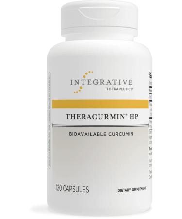 Integrative Therapeutics Theracurmin HP - Curcumin -Turmeric Supplement - for Muscle Recovery and Relief of Minor Pain Due to Occasional Overuse* - Vegan - Dairy Free - Gluten Free - 120 Capsules 120 Count (Pack of 1)