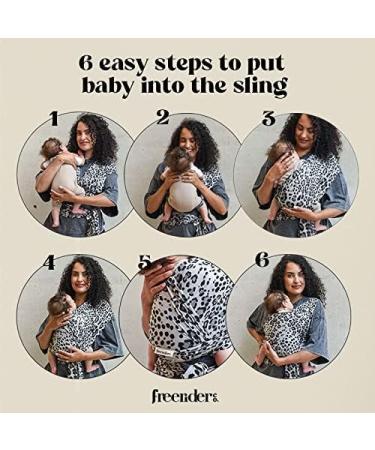 Freerider Co. Stretchy Baby Wrap Carrier | Premium Tencel Fabric | Certified Hip Healthy | Charcoal - Buy Online on GoSupps.com