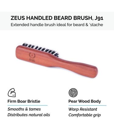 ZEUS Premium Beard Care Kit Complete Grooming Set with Beard Wash Oil Balm Brush & Comb (Sandalwood) for Ultimate Grooming - Buy Online on GoSupps.com