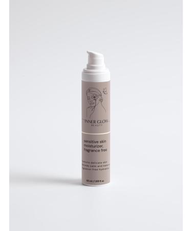 INNER GLOW BEAUTY Calm Veil Fragrance-Free Facial Moisturizer Gentle Daily Hydration Soothing Face Cream For Sensitive Easily Irritated Delicate Skin Morning Evening Use Non-Greasy 1.69 fl oz - Buy Online on GoSupps.com