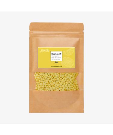NeoMann Waxing Pearls For Wax Hair Removal 500g Citricentation Charm Wax or WAX for painless wax-sperm Hair removal for all wax warmer and whole body Lemon 500 g (1 Pack)