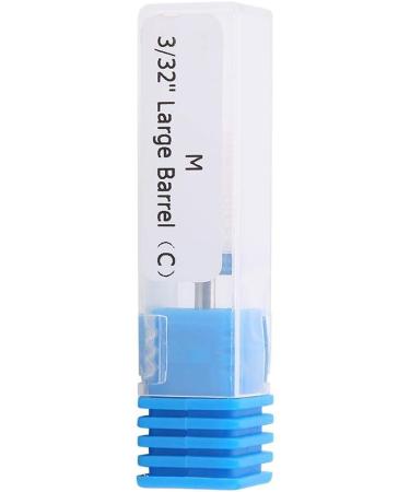 Nail Drill Bit Ceramic Cylinder Shape Manicure Pedicure Tool with Display Base - White 05 - Buy Online on GoSupps.com
