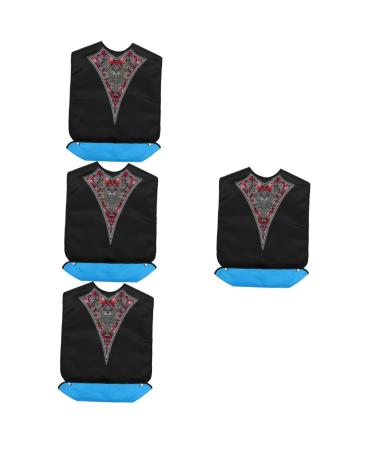 4pcs Elderly Bib Dining Bibs Stylish Shirts for Men Shirt Protectors for Adults Tap Out Shirts Men Washable Clothing Protector Polyester Delicate Protective Case Men's/186