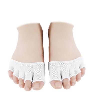 BUIFULSIC 4 pair of man socks cotton men socks men's sneaker slipper socks Half socks cotton socks invisible high heel women's clothing high-heeled boots women sandals white