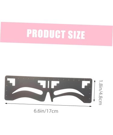 Housoutil 2pcs Eyebrow Ruler Shoelace Charms Eyebrow Makeup Tool Brow Tool Brow Shaping Ruler Labeling Balance - Buy Online on GoSupps.com