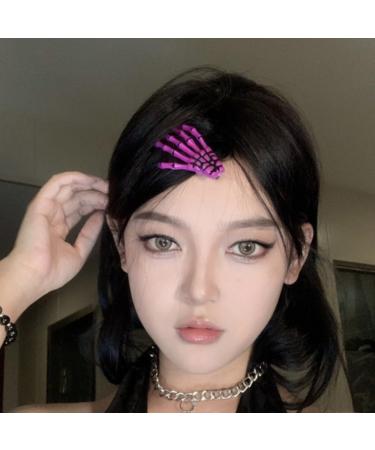 Limtula Halloween Claw Barrettes Dark Claw Hair Clip Cosplay Party Headwear Duckbill Clip Dress Up Party for Masquerade Pink - Buy Online on GoSupps.com