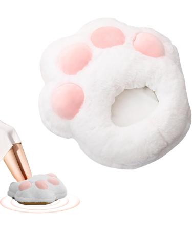 Rechargeable Heated Foot Warmers - Cute Plush Heating Pillows for Home & Office - USB Winter Shoes with Cat Claw Design - Buy Online on GoSupps.com