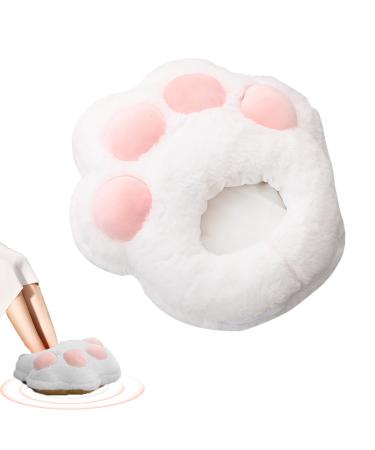 Injuv electrical foot warmer sweet heating pillow made of soft plush heated foot warmer - cute soft warm winter shoes made of plush for under the desk in the office at home in the bedroom