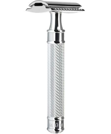 M HLE R 89 Shaving Set 5 pcs | Chrome-Plated Safety Razor Blade Cream & Cloth - Premium Silver Shaving Kit | International Shipping Available - Buy Online on GoSupps.com