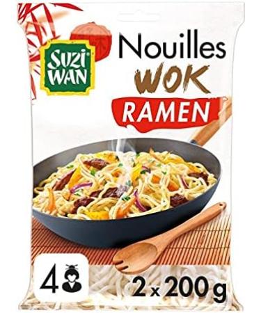  Epicerie sal e SUZI WAN - Pre-cooked Ramen Noodles for Wok 400g - Pack of 3 - Free Delivery - Buy Online on GoSupps.com