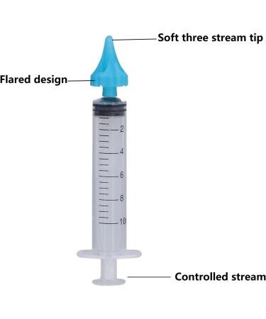 Zwinner Ear Wax Cleaner 4pcs Ear Wax Remover Syringe Ear Flushes Tool Universal 10ML Soft Earwax Removal Syringe Kit for Children Adult Ear Cleaning and Irrigation - Buy Online on GoSupps.com