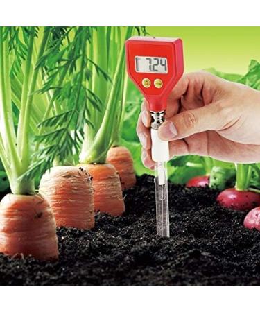 Portable Glass Electrode PH Meter 0.00 14.00pH Water Food Cheese Milk Oil Soil Bread Aquaculture Hydroponics PH Tester - Buy Online on GoSupps.com