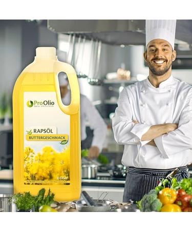 Buy Pro Olio Professional Rapeseed Oil Butter Flavor - Lactose-Free & Vegan - 2 Ltr | International Shipping - Buy Online on GoSupps.com