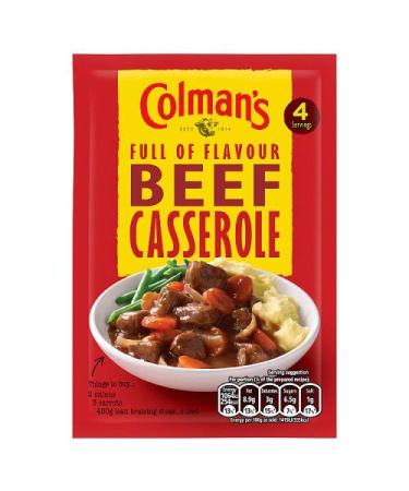 Colman's Colmans Colman's Pack of 6 Traditional Beef Casseroles 40g