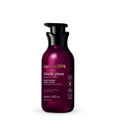 propos de Native Aptekair SPA Black Plum Cr me hydratante pour le corps parfum e aux gouttes de quino pour hydrater 400 ml