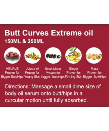 Britty Curves Extreme Oil Serum for Hip Enlargement & Buttock Firming - 8.45 fl oz | International Shipping Available - Buy Online on GoSupps.com