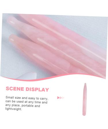 Buy Rose Quartz Crystal Muscle Massage Tools | Handheld Guasha Roller & Eye Massager for Body Relief | International Shipping Available - Buy Online on GoSupps.com