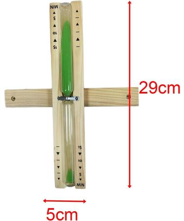 Milageto Hourglass Sand Timer - Heat-Resistant Multi-Purpose Green Sandwatch for Saunas & Early Education - Buy Online on GoSupps.com