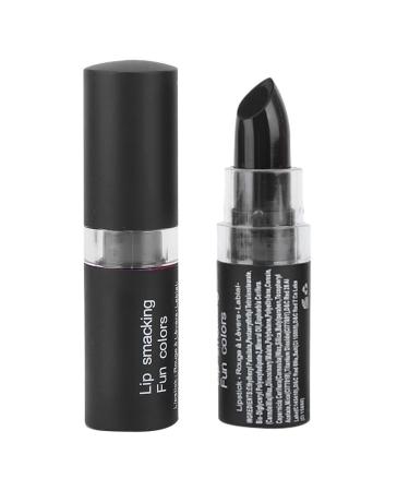 Vampire matte lipstick long -lasting lipstick women lipstick lipstick black halloween lip gloss glossy cosmetic tool for party masquerade cosplay halloween makeup (04# black)