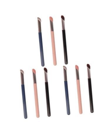 FRCOLOR 9 Pcs Concealer Brush Flat Miss Aluminum Tube Setting Powder