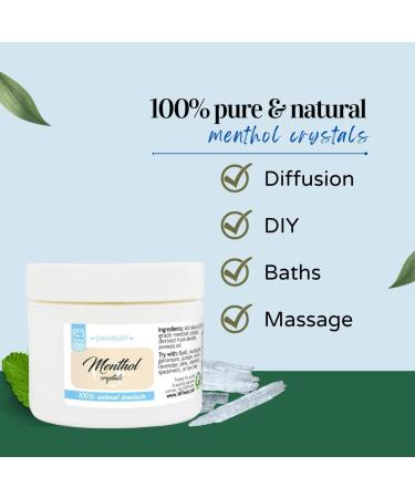 Buy GreenHealth 8oz Menthol Crystals | Pure High-Quality Fast Shipping Worldwide - Buy Online on GoSupps.com