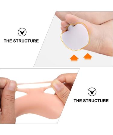 Shop NOLITOY 4 Pairs Forefoot Pads - Silicone Cushion Inserts for Women | High Heel Comfort & Support - International Shipping Available - Buy Online on GoSupps.com