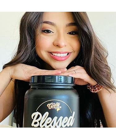 BLESSED Plant Based Protein Powder - 23g Vegan Pea Protein, Gluten & Dairy Free - Cookie Crunch (30 Servings) - Buy Online on GoSupps.com