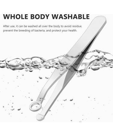 FOMIYES Stainless Steel Nose Hair Remover Set | Facial Hair Clippers & Brow Razor - Precision Nose Hair & Ear Wax Removal - Buy Online on GoSupps.com