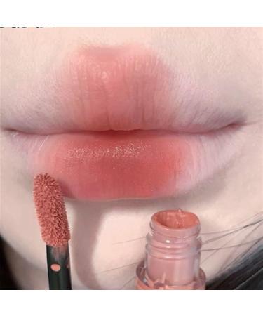 BADALO Velvet Mist Water Mist Lip Mud Soft Silky Matte Matte Vegan White NonStick Lip Gloss Lip Glaze Lipstick Color 1 Naked Mist Pink Coffee - Buy Online on GoSupps.com