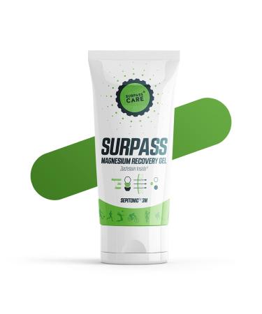 Surpass-Care Magnesium Recovery Gel for Athletes | Boosts Post-Activity Recovery & Performance | Helps Prevent Cramps | Sepitonic & Zechstein High-Absorption Topical Magnesium Source (6.76oz)