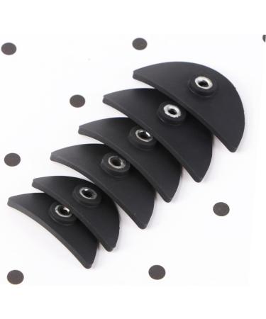 Housoutil 6 Pcs Eyeshadow Eye Makeup Eye Shadow Stamp Crease Tool Sealing Ring Make up 5*2.5cm Black - Buy Online on GoSupps.com