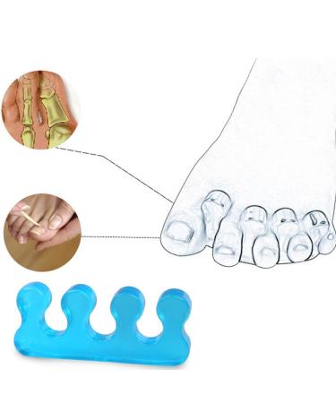 Toe Separator - Silicone Pedicure Spacer for Crooked Toes | Washable & Perfect for Nail Polish - International Shipping - Buy Online on GoSupps.com