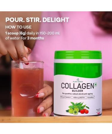 Collagen (Tangy Amla) with Biotin & Vitamin C For Brighter & Youthful Skin | Collagen Supplement For Women & Men | Plant Based Collagen Powder | Certified Vegan 250g (Pack of 1) - Buy Online on GoSupps.com