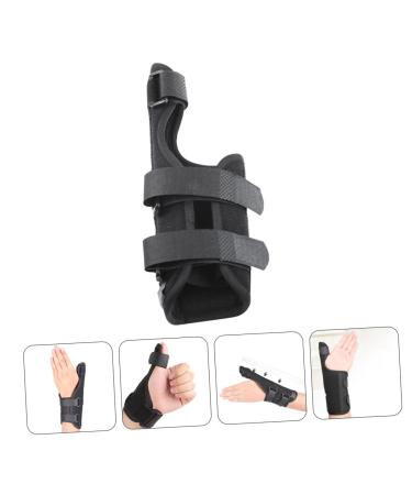 Buy Sosoport Adjustable Thumb Protector Splint - Left Wrist Brace & Stabilizer for Optimal Support | Durable Nylon 24x9.5cm Black - International Shipping Available - Buy Online on GoSupps.com