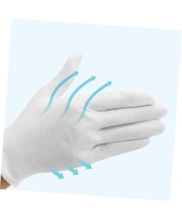 minkissy 24 Pairs Hand Care Laboratory Coin Cotton Industrial Hand Work Moisturizing White Plate - Buy Online on GoSupps.com