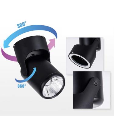 GRIRIW Monkey Wrench Tool Spotlight Ceiling Downlight Spot Light Adjustable Ceiling Light Small Wall Lamp Sushi Stencil Black Size 4 - Buy Online on GoSupps.com