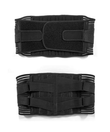 Qur Back Bandages - Breathable XL Back Support Belt for Lower Back Pain Relief | Non-Slip Lumbar Support for Work | Men & Women - Buy Online on GoSupps.com