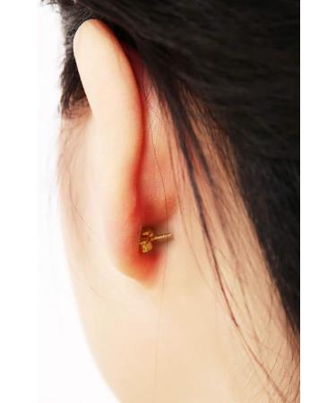 14K Gold Earring Backs - Replacement Backs for Stud Earrings - 2 Pairs - Buy Online on GoSupps.com