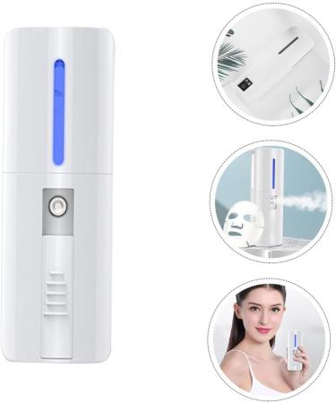 Baluue 1pc Hydrating Instrument Steamer for Facial Portable Humidifier Portable White Abs - Buy Online on GoSupps.com
