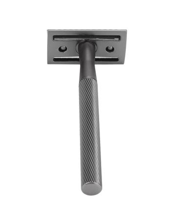 Double Edge Safety Razor - Ergonomic Washable & Portable | Perfect Birthday Gift (Black) - Buy Online on GoSupps.com
