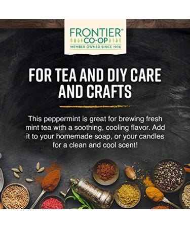 Organic Peppermint Leaf - Frontier Co-op 2.05 oz (58 g) | Premium Herbal Tea - Buy Online on GoSupps.com