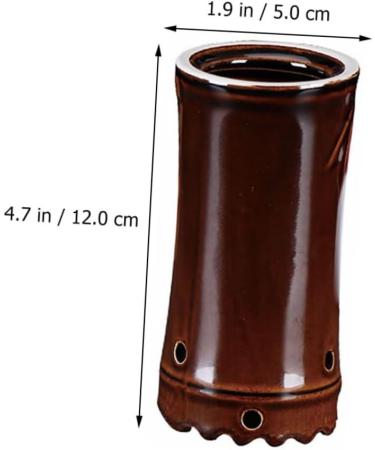 Frcolor Ceramic Moxibustion Pot - Ergonomic Moxa Stick Holder & Portable Moxa Burner for Health & Massage - Buy Online on GoSupps.com