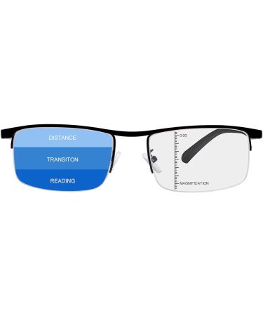 Yimi Progressive Multifocus Reading Glasses for Men & Women | Anti-Blue Light Retro Style 1.5x Vision Aid & Anti-Fatigue | International Shipping Available - Buy Online on GoSupps.com